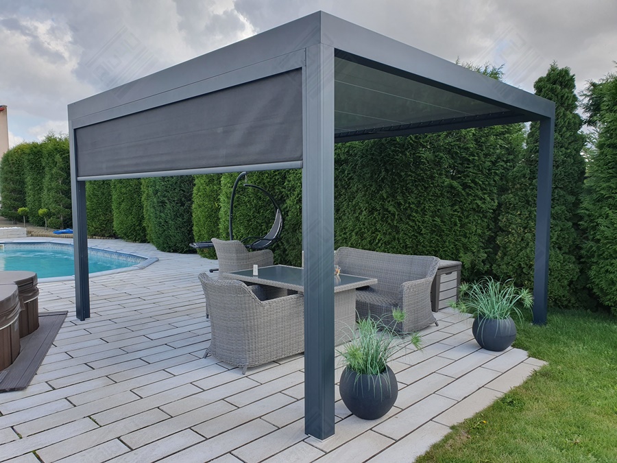 pergola na deszcz