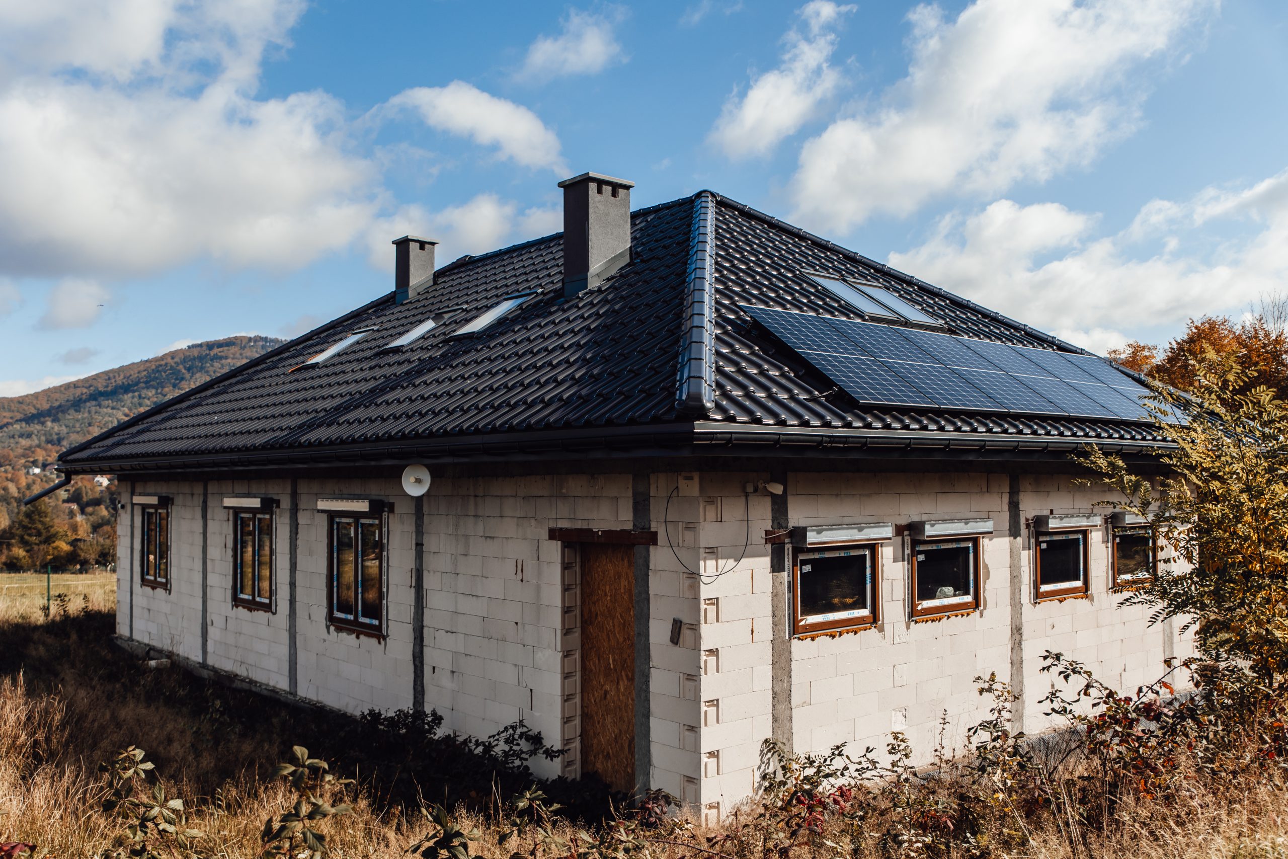 rolety zewnętrzne architektura widoku